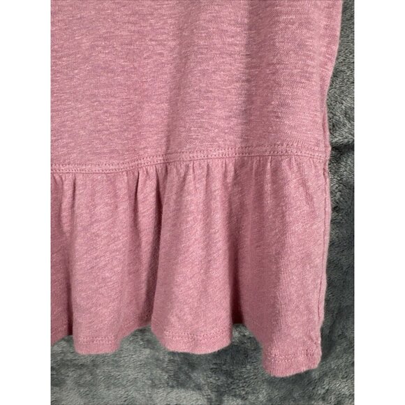 Abercrombie and finch women’s tank top extra small plum ruffled bottom and back - Picture 3 of 11